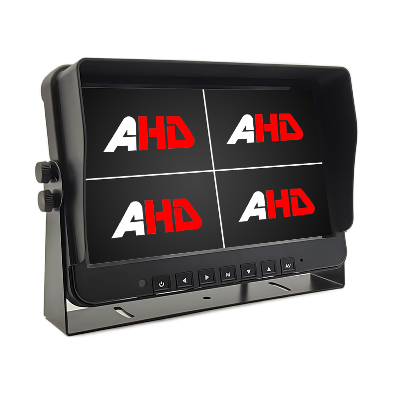 10.1인치 4AV 입력 쿼드 뷰 AHD 차량 모니터