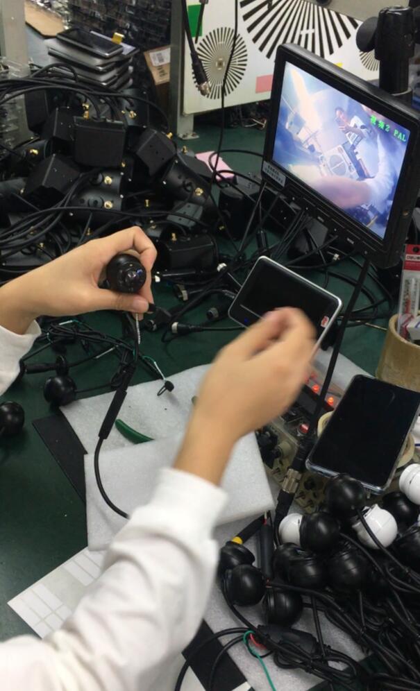 카 볼 카메라의 오디오 및 트림 라인 품질 테스트