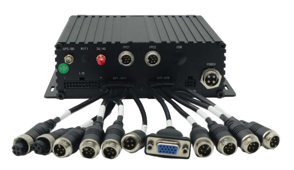 트럭용 GPS Wi-Fi 기능이 있는 8CH HDD 차량 모바일 DVR