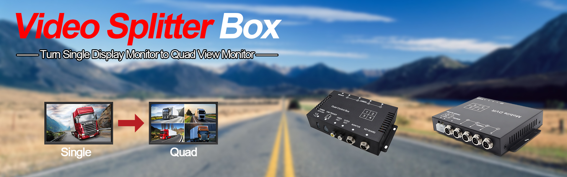 비디오 분배기 상자