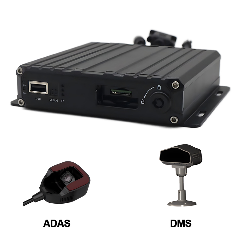 DSM 및 ADAS 카메라를 갖춘 Carleader 4CH AI 지능형 모바일 DVR
