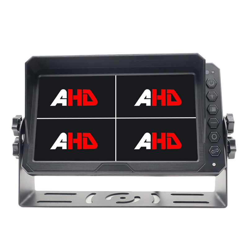 Carleader 7인치 4CH 쿼드 디스플레이 AHD 헤비듀티 차량 백업 모니터