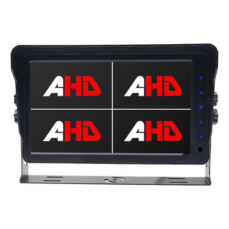 Carleader 새로운 10.1인치 AHD 쿼드 뷰 디스플레이 헤비듀티 상업용 버스 트럭 모니터