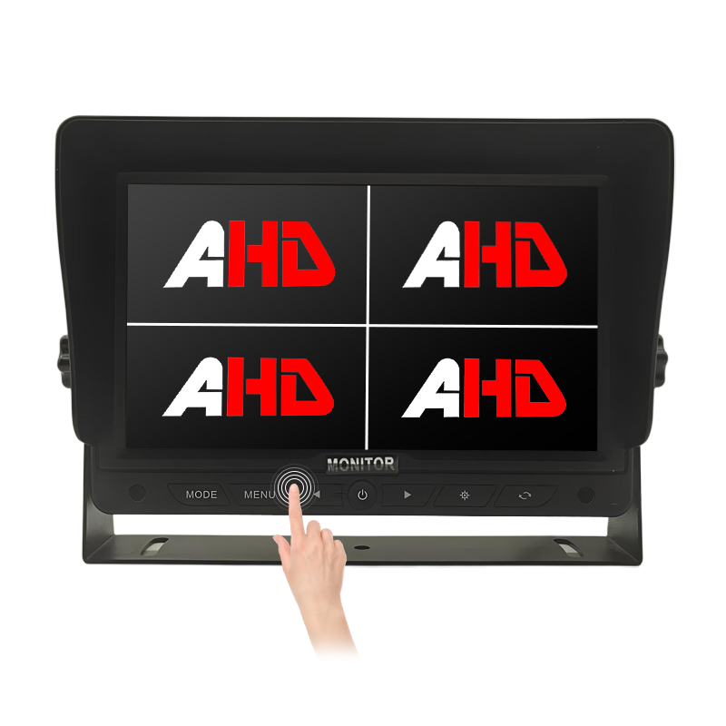 Carleader 7인치 쿼드 분할 화면 AHD 터치 버튼 반전 모니터 Carleader 7인치 쿼드 분할 화면 AHD 터치 버튼 반전 모니터
