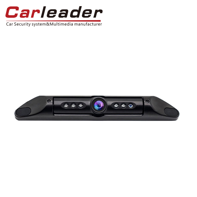 Carleader, 차량 후면 보기용 미니 BMW 및 4핀 커넥터가 장착된 자동차 번호판 카메라 출시