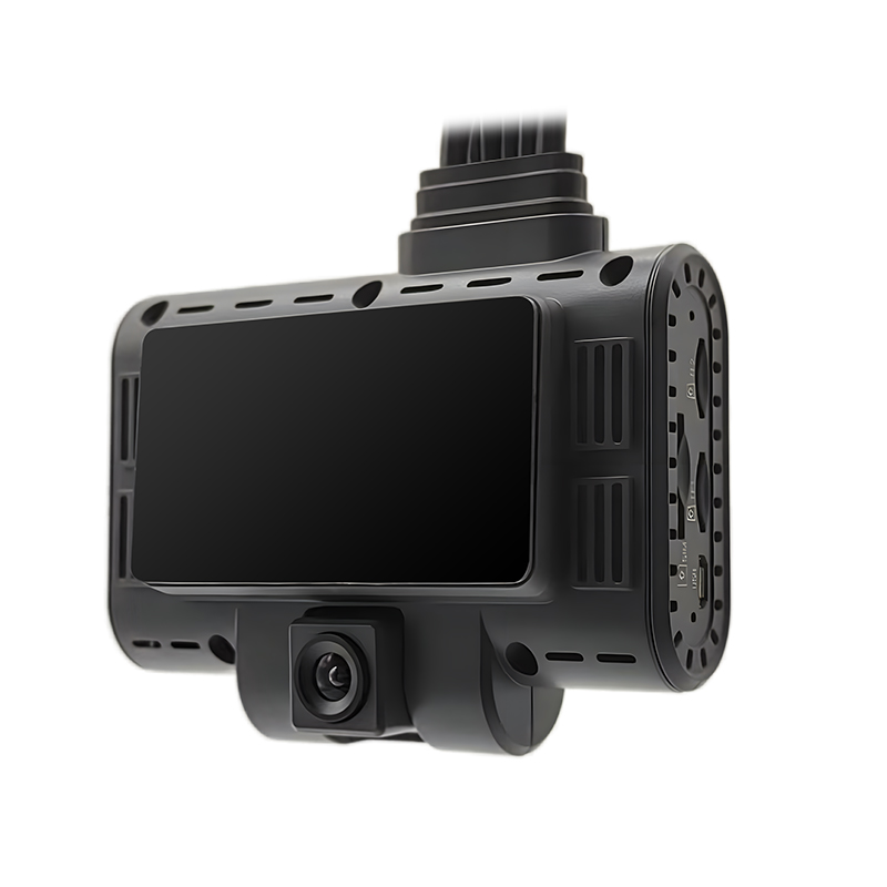 4G GPS, ADAS, DSM 및 차량용 WiFi를 갖춘 3CH DVR AI 대시 카메라