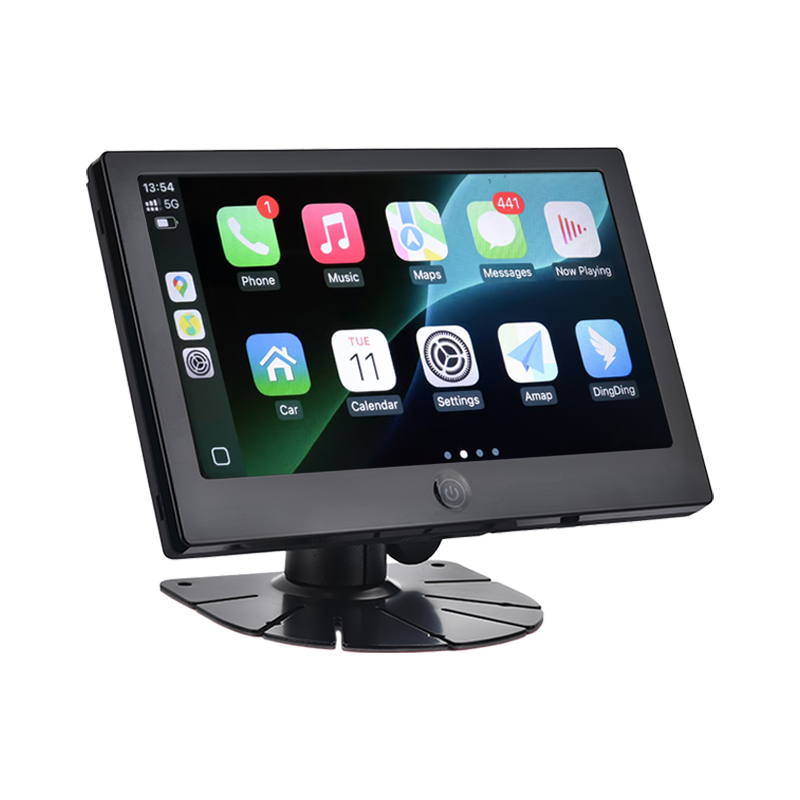 7 인치 IPS 상업용 차량 AHD 모니터 지원 CarPlay 멀티미디어