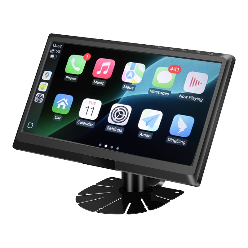 9인치 IPS AHD 신호 입력 차량 모니터 지원 CarPlay 멀티미디어