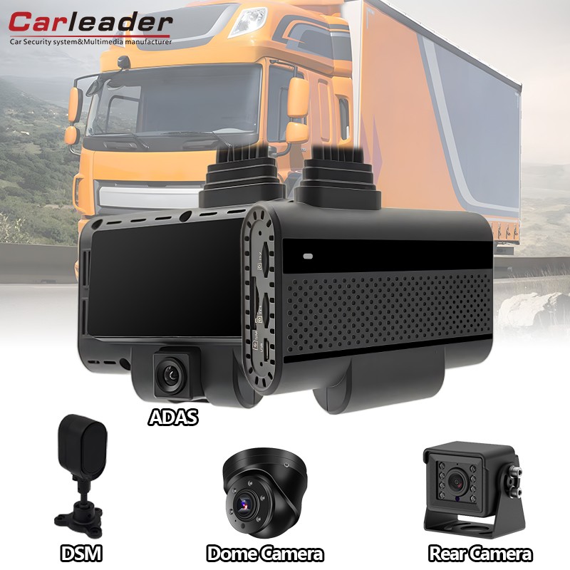 ADAS+DSM AI DVR 트럭 용 대시 카메라 시스템